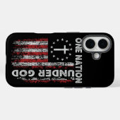 Patriotischer Stolz: Eine Nation unter Gott Case-Mate iPhone Hülle (Rückseite (Horizontal))