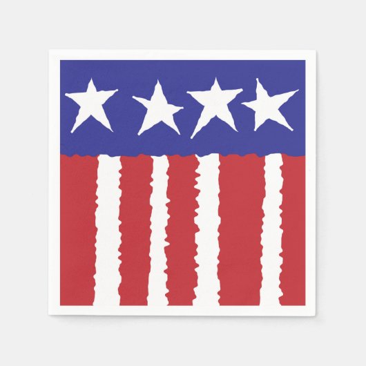 Patriotischer Stolz Serviette (Vorderseite)