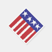 Patriotischer Stolz Serviette (Ecke)