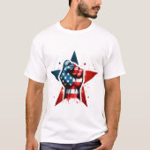 Patriotischer T - Shirt für Männer und Frauen (Vorderseite)