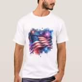Patriotischer T - Shirt für Männer und Frauen (Vorderseite)