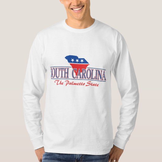 Patriotischer T - Shirt South Carolina (Vorderseite)