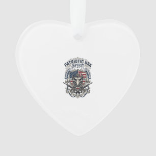 Patriotischer Taktischer Adler-Schädel-Militär-Ins Ornament