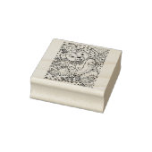 PATRIOTISCHER TEDDY BAR, PATCHWORT QUILT RUBBER BR GUMMISTEMPEL (Stempel)