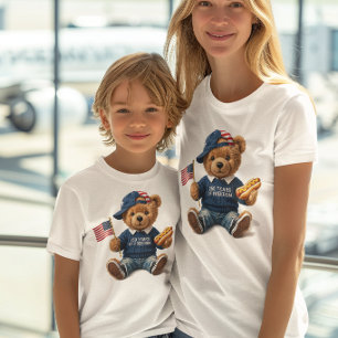 Patriotischer Teddybär 250 Jahre Freiheit T-Shirt