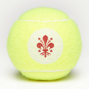 Patriotischer Tennisball mit der Fahne von Florenz Tennisbälle
