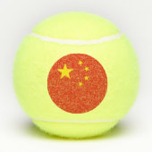 Patriotischer Tennisball mit Flagge der China Tennisbälle (Rückseite)