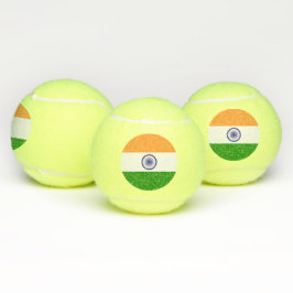 Patriotischer Tennisball mit Flagge Indiens Tennisbälle