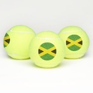 Patriotischer Tennisball mit Flagge Jamaikas Tennisbälle