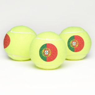 Patriotischer Tennisball mit Flagge Portugals Tennisbälle