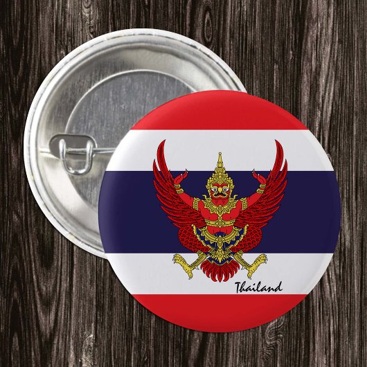 Patriotischer Thailand-Knopf, Mode-Thai-Flagge Button