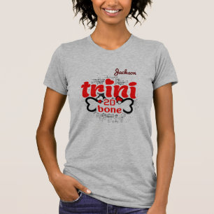 Patriotischer Trini bis auf die Knochen mit DEINEM T-Shirt