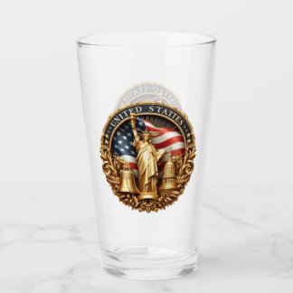 Patriotischer Trinkglastyp Glas