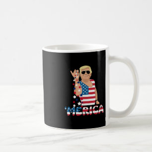 Patriotischer Trump 4. Juli Amerika Freiheit Unabh Kaffeetasse