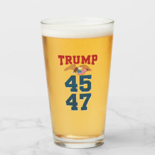 Patriotischer Trump gewann 45 und 47 Sieg Sieger T Glas