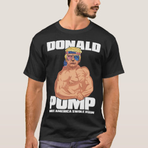 Patriotischer Trump Lustiger 4. Juli Donald Pump D T-Shirt