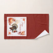 Patriotischer Türkei-Erntedank Handtuch (Handtuch)