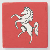 Patriotischer Untersetzer mit der Fahne von Kent, (Vorderseite)