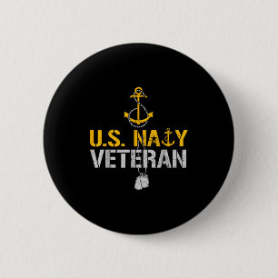 Patriotischer US-Marineveteran seit 1775 Anker sto Button