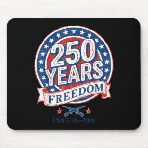 Patriotischer US-Unabhängigkeitstag - 250 Jahre Fr Mousepad