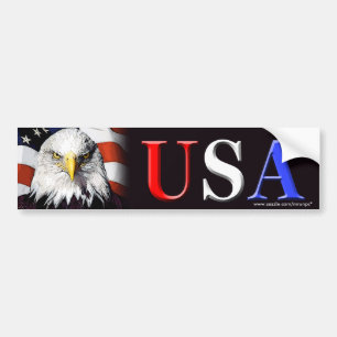 Patriotischer "USA-Adler" Autoaufkleber