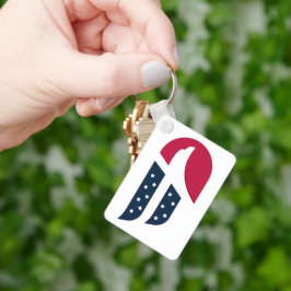 Patriotischer USA-Adlerflügel Schlüsselanhänger