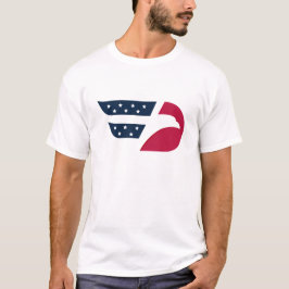 Patriotischer USA-Adlerflügel T-Shirt