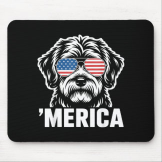 Patriotischer USA Amerikanischer Flagge 4. Juli Sc Mousepad