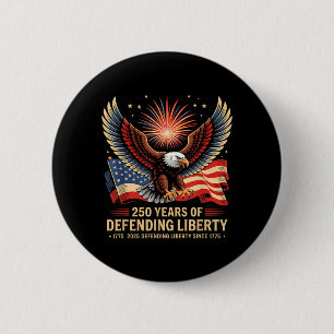 Patriotischer USA-Armee-Militärparade 250. Button