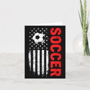 Patriotischer USA-Fußball bedruckt mit der amerika Karte