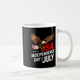 Patriotischer USA Unabhängigkeitstag 4. Juli Kaffeetasse