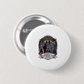 Patriotischer Vampir Freiheits Herr Horror Monster Button (Vorne & Hinten)