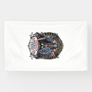 Patriotischer Vampir Liberty Lord Horror Monster P Banner