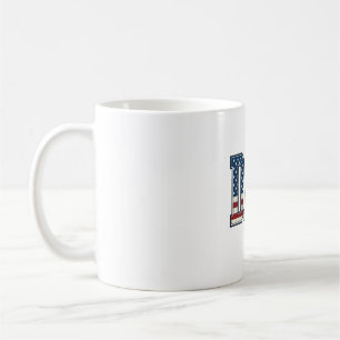 Patriotischer Vater Amerikanische Flagge Vintage V Kaffeetasse