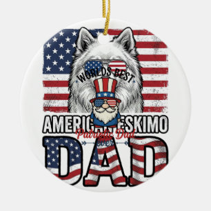 Patriotischer-Vater-Gnom-vintage-Vektor-Shirt-Desi Keramik Ornament