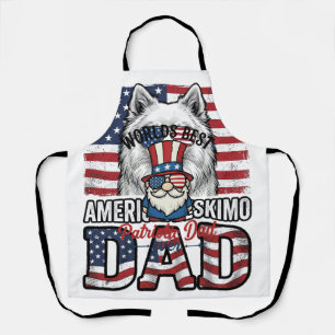Patriotischer-Vater-Gnom-vintage-Vektor-Shirt-Desi Schürze