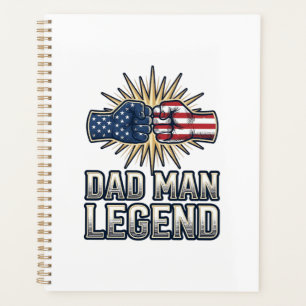 Patriotischer Vater Mann Legende Vintage T-Shirt D Planer