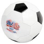 Patriotischer Vatertag Fußball (Dreiviertel)