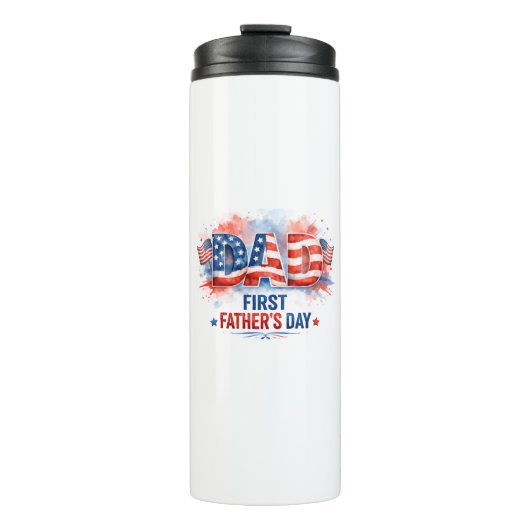 Patriotischer Vatertag Thermosbecher (Vorderseite)