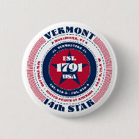 Patriotischer Vermont-Kreis mit Staat-Details