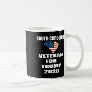 Patriotischer Veteran für Trump South Carolina für Kaffeetasse