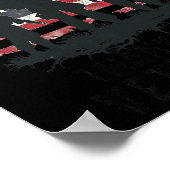 Patriotischer Veteranentag ehrt alle, die Ame gedi Poster (Ecke)