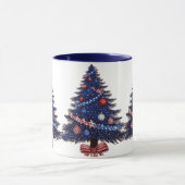 Patriotischer Weihnachtsbecher Tasse (Zentrum)