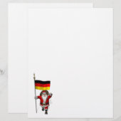 Patriotischer Weihnachtsmann mit deutschem Abschlu (Vorne/Hinten)