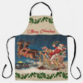Patriotischer Weihnachtsmann Schürze (Vorderseite)