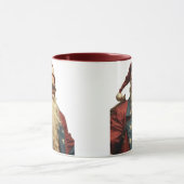 Patriotischer Weihnachtsmann Tasse (Zentrum)