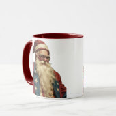 Patriotischer Weihnachtsmann Tasse (Vorderseite Links)