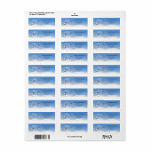 Patriotischer Weihnachtsschneemann - Rücksendesieg (Vorne)