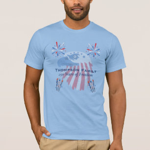 Patriotischer Weißkopfseeadler Amerika 250. 4. Jul T-Shirt