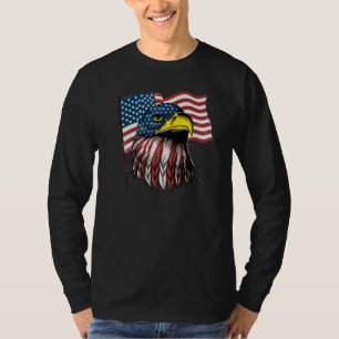 Patriotischer Weißkopfseeadler-Mullet USA-Amerikan T-Shirt